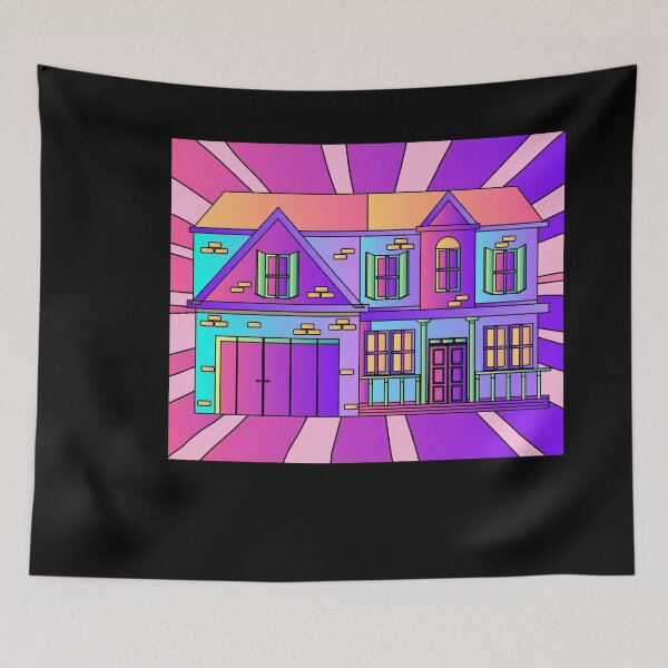 Item preview, Illustration Dream House Villa Color Effects designed and sold by flofin.