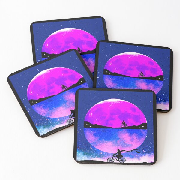 Item preview, LUNAR BIKING : Fantasy Psychedelic Print designed and sold by posterbobs.
