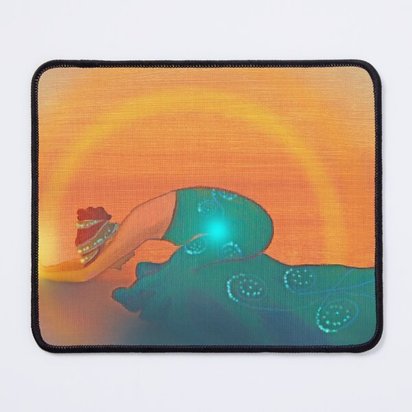 Yoga prayer Mouse Pad