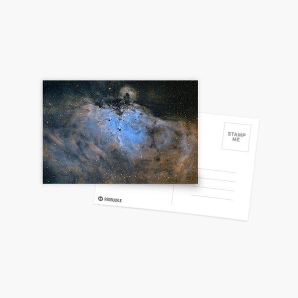 Pillars of creation and Eagle nebula Postcard