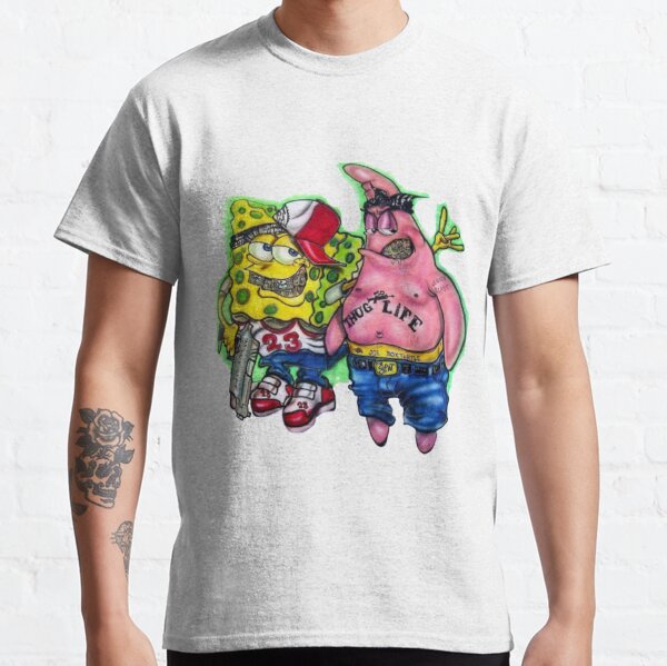 funny spongebob gangster (15) Classic T-Shirt