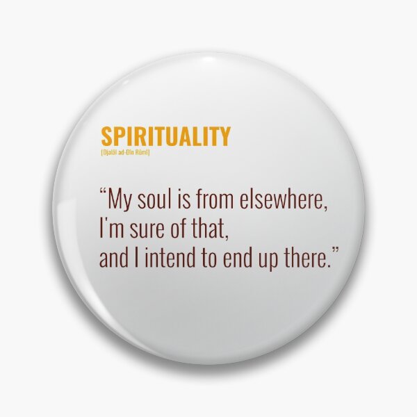 Item preview, Djalâl ad Dîn Rûmî Quotes About Spirituality designed and sold by Studio TANFF.