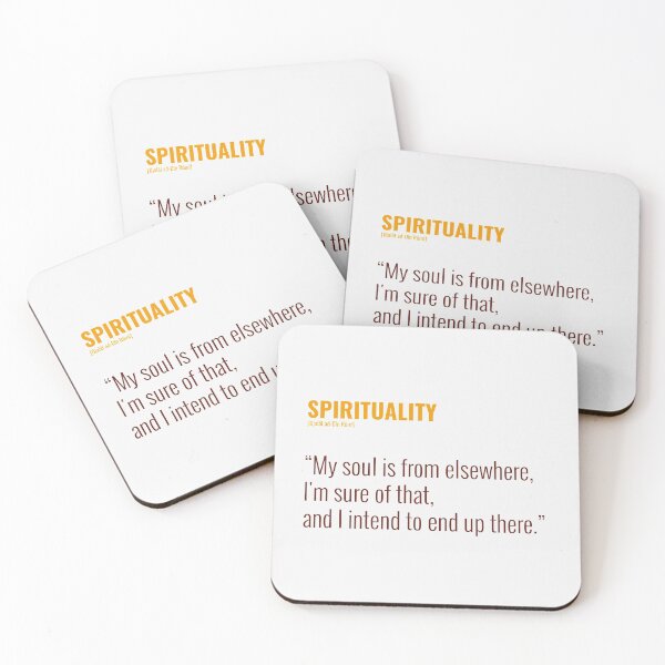 Item preview, Djalâl ad Dîn Rûmî Quotes About Spirituality designed and sold by Studio TANFF.