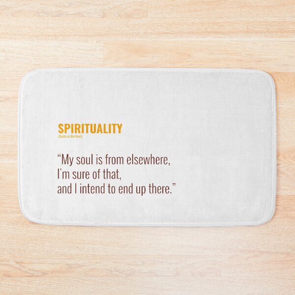 Item preview, Djalâl ad Dîn Rûmî Quotes About Spirituality designed and sold by Studio TANFF.
