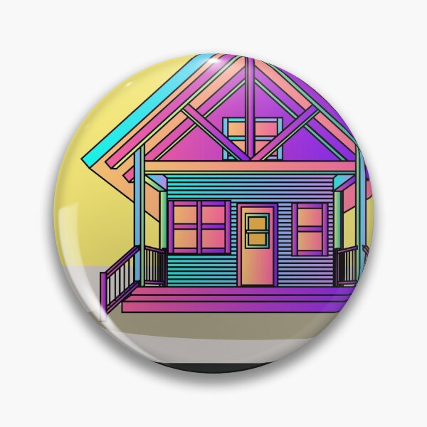 Item preview, Illustration Dream House Villa Color Effects designed and sold by flofin.