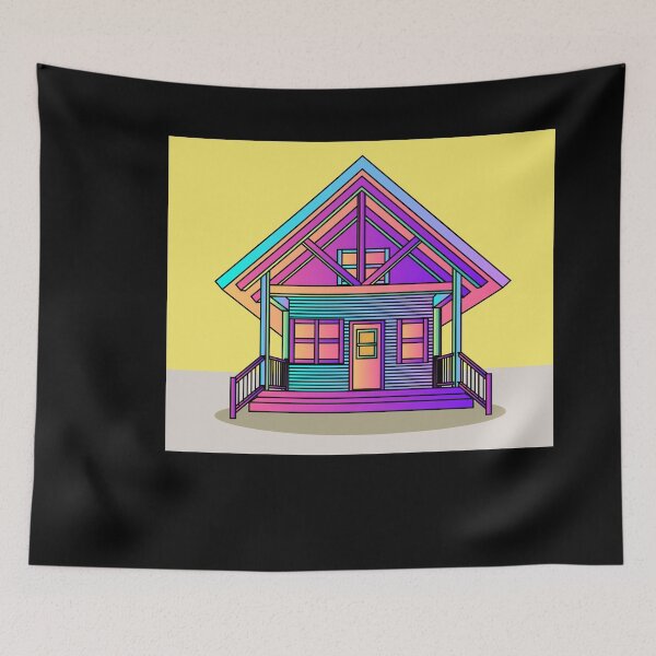 Item preview, Illustration Dream House Villa Color Effects designed and sold by flofin.