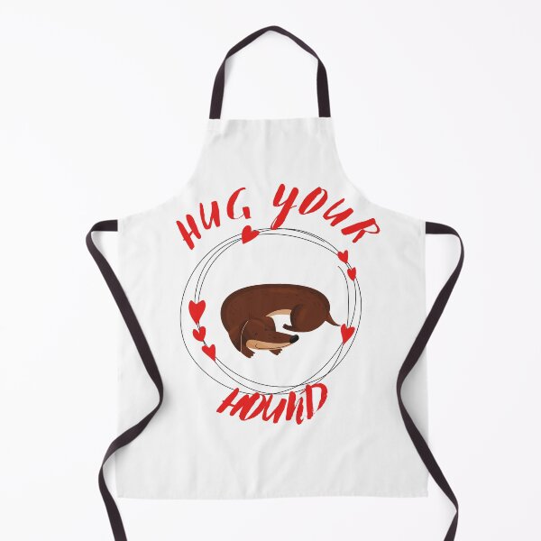 Item preview, Hug Your Hound Dachshund with Hearts Cute designed and sold by Artventurous.