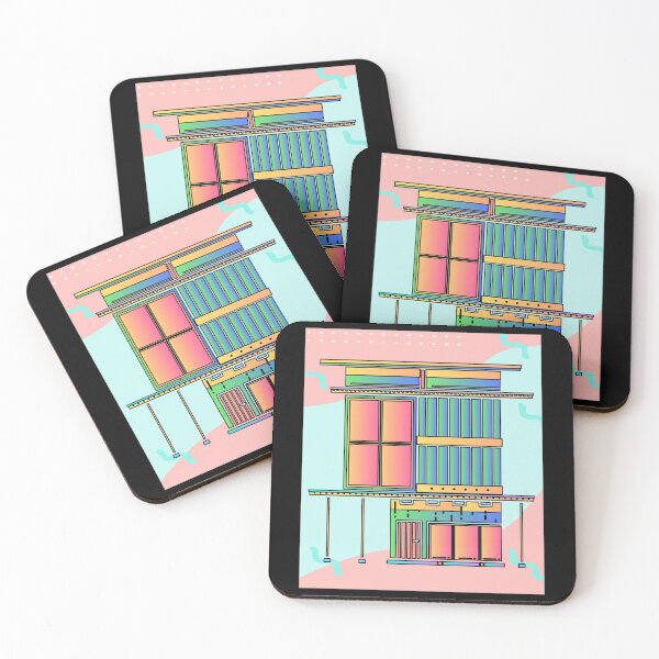 Item preview, Illustration Dream House Villa Color Effects designed and sold by flofin.