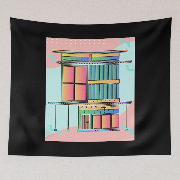Item preview, Illustration Dream House Villa Color Effects designed and sold by flofin.