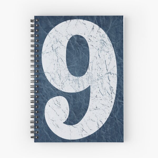 Item preview, Illustration - Number 9 in shabby vintage style designed and sold by WillysVintage.