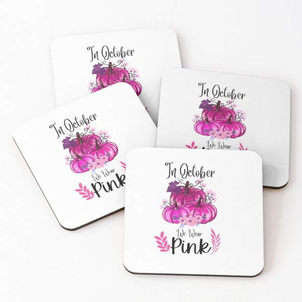 Item preview,  In October We Wear Pink Pumpkin Plaid designed and sold by CreativeMansion.