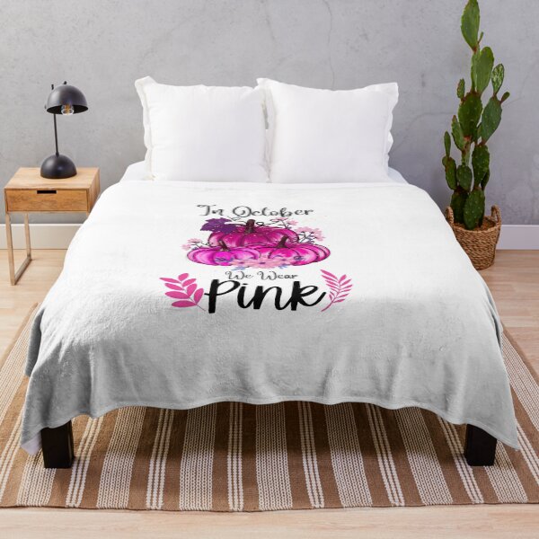Item preview,  In October We Wear Pink Pumpkin Plaid designed and sold by CreativeMansion.
