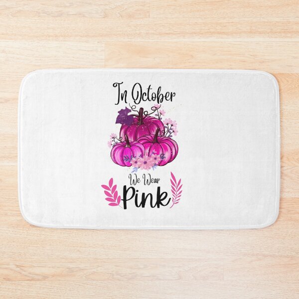 Item preview,  In October We Wear Pink Pumpkin Plaid designed and sold by CreativeMansion.