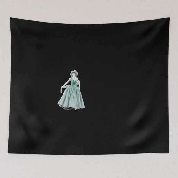 Item preview, Bone China Figurine wearing a Green Dress designed and sold by Graphics By Craig.