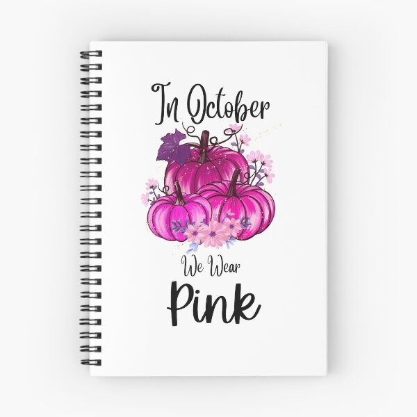 Item preview, In October We Wear Pink Pumpkin Plaid designed and sold by CreativeMansion.