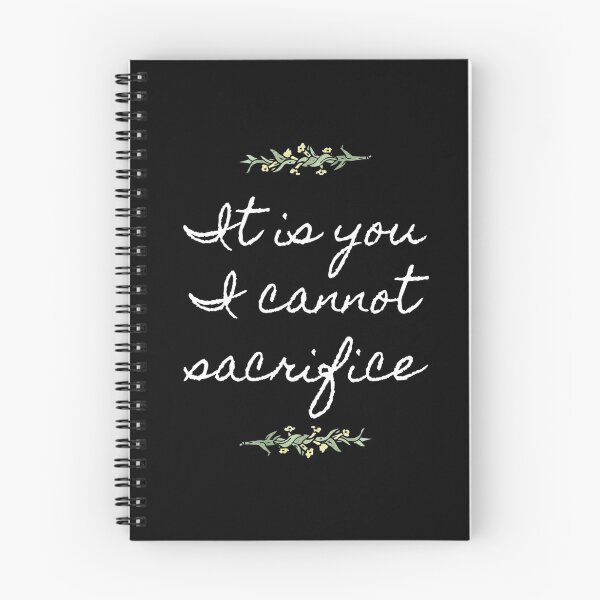 Item preview, It is you I cannot sacrifice, Quote, Books, Literature designed and sold by Thermopolium.
