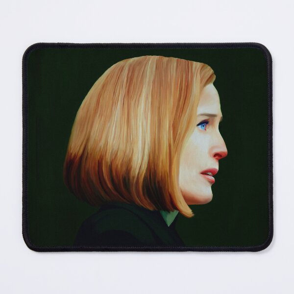 Item preview, Dana Scully's side profile in oil colors designed and sold by altaircolin.
