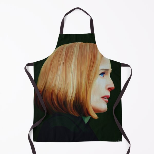 Item preview, Dana Scully's side profile in oil colors designed and sold by altaircolin.
