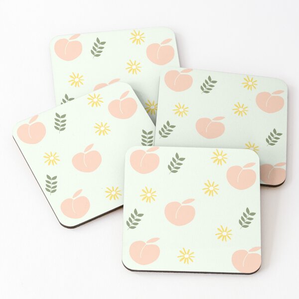 Item preview, Peachy flower pattern designed and sold by Rosemariert.