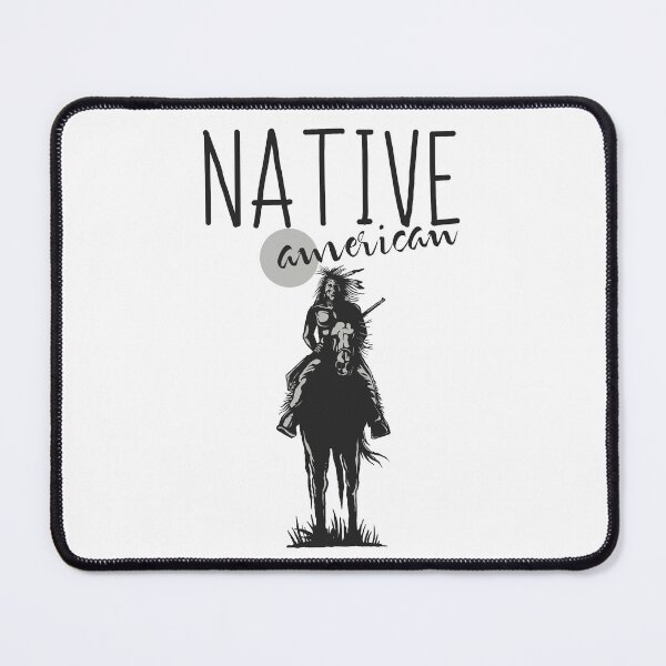 Item preview, Native American Gift with Indian American Riding a Horse designed and sold by MarOlv.
