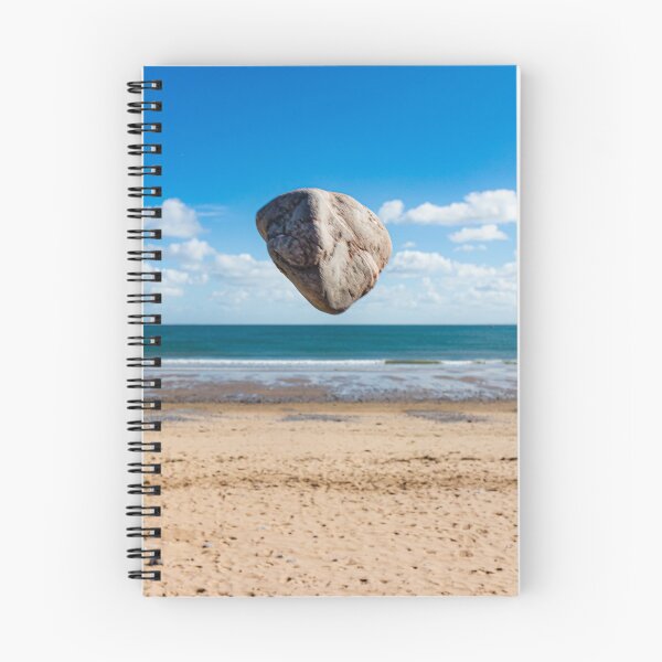 Item preview, In the air - levitating rock defying gravity at the beach designed and sold by Katharine Harper.