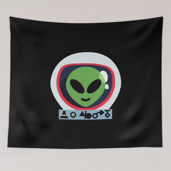 Item preview, Aliens Higher Being Out of Space - Extraterrestrial Astronaut designed and sold by Sonatablue.