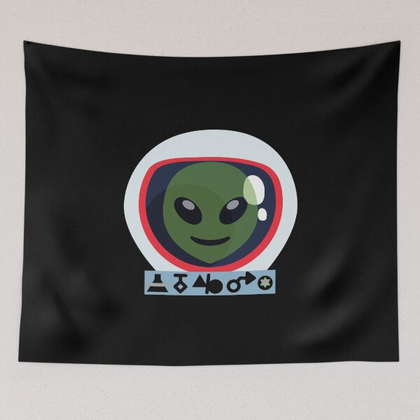 Item preview, Aliens The Higher Being Out of Space - Extraterrestrial Astronaut designed and sold by Sonatablue.