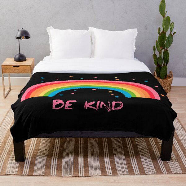 Artikelvorschau, Sei nett - süßes Regenbogen-T-Shirt entworfen und verkauft von Marie Young.