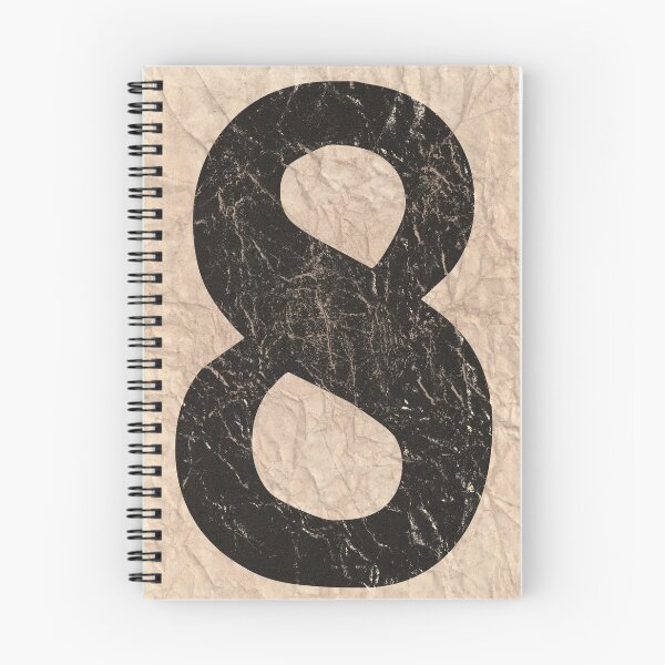 Item preview, Illustration - Number 8 in shabby vintage style designed and sold by WillysVintage.