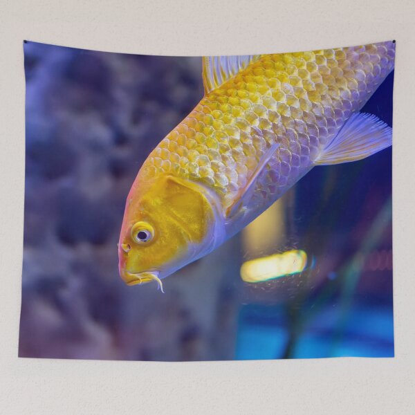Item preview, Golden yellow Ogon Koi carp fish designed and sold by lena-maximova.
