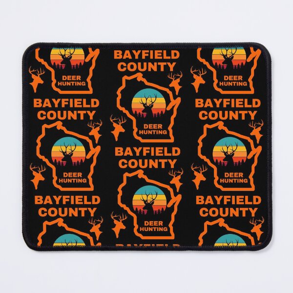 Item preview, Wisconsin Deer Hunter Bayfield County designed and sold by WoodburyLake.