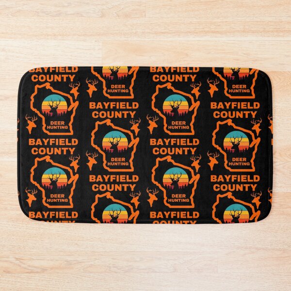 Item preview, Wisconsin Deer Hunter Bayfield County designed and sold by WoodburyLake.