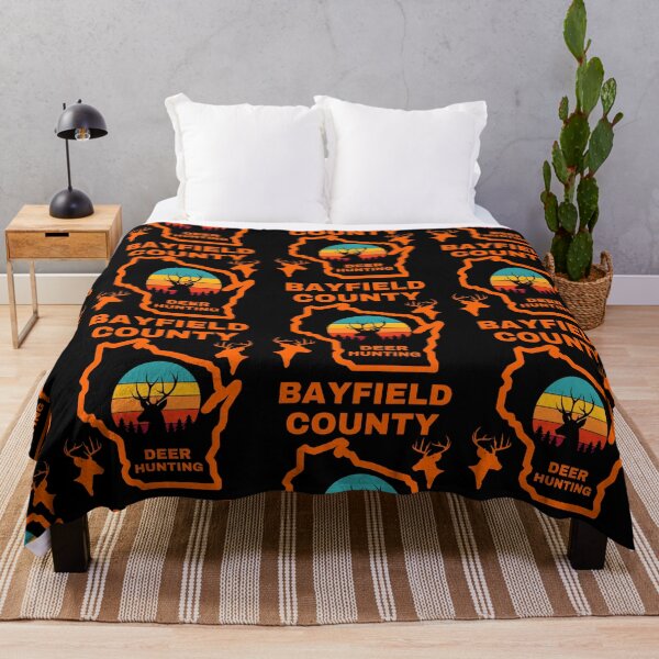 Item preview, Wisconsin Deer Hunter Bayfield County designed and sold by WoodburyLake.