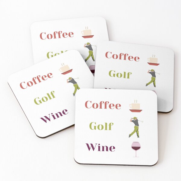 Item preview, Coffee Golf Wine Design designed and sold by charmshop.
