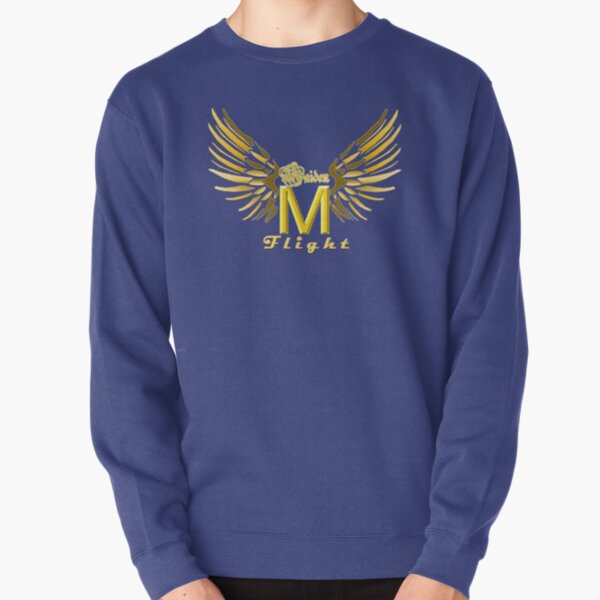 Logo Words Wings Pullover Sweatshirt