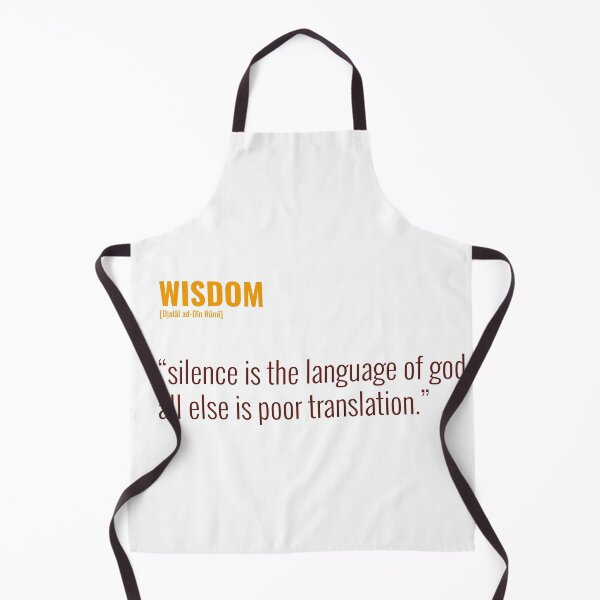 Item preview, Djalâl ad Dîn Rûmî Wisdom Quotes About Silence designed and sold by Studio TANFF.