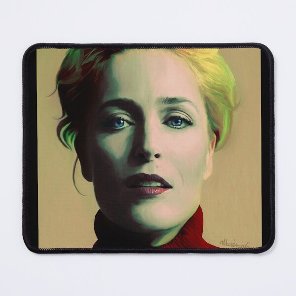 Item preview, Gillian Anderson oil color portrait designed and sold by altaircolin.