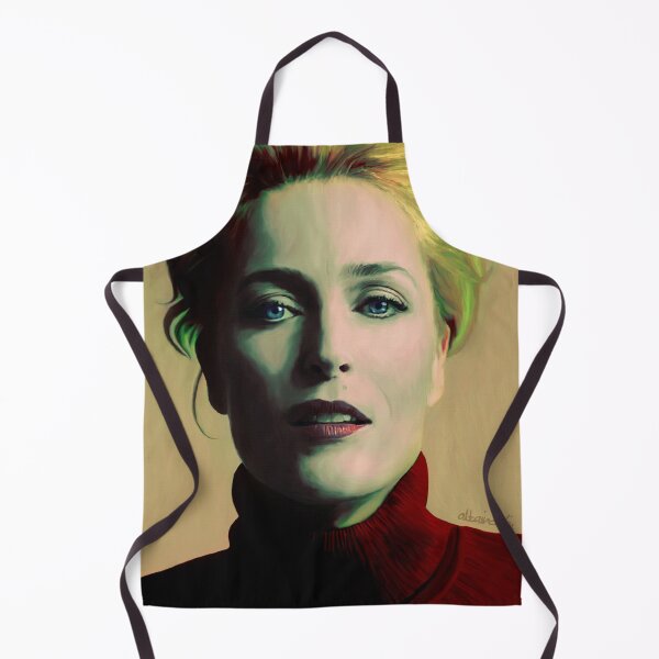 Item preview, Gillian Anderson oil color portrait designed and sold by altaircolin.
