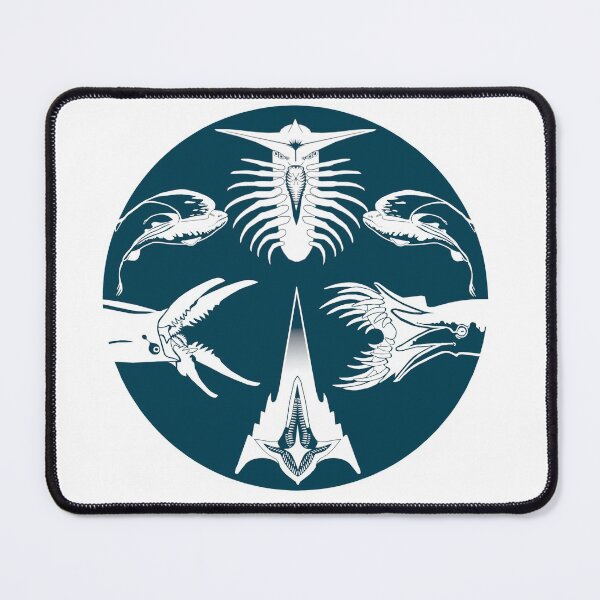 Item preview, Subnautica Below Zero Leviathan Mural [Navy] designed and sold by PepperySalmon.