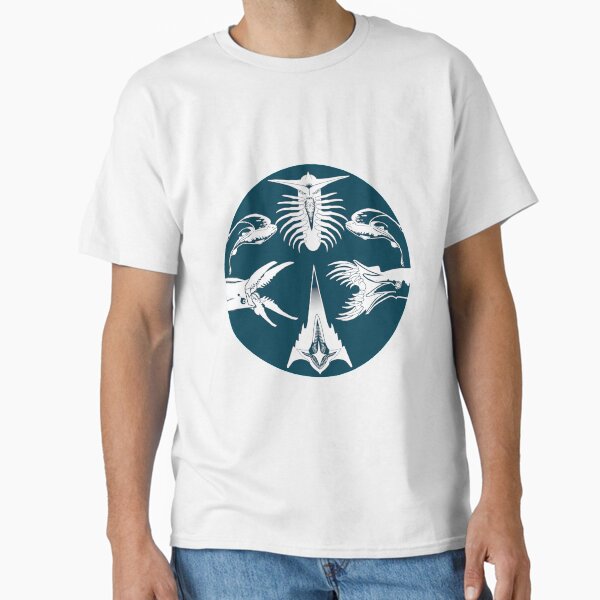 Item preview, Subnautica Below Zero Leviathan Mural [Navy] designed and sold by PepperySalmon.