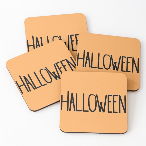 Item preview, Minimalistic And Super Simple Black Text Halloween designed and sold by Barolina.
