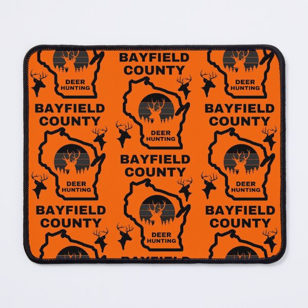 Item preview, Wisconsin Deer Hunter Bayfield County designed and sold by WoodburyLake.