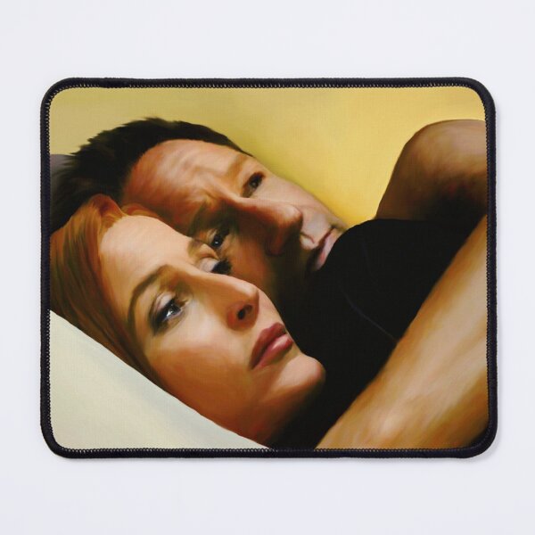 Item preview, Mulder & Scully in bed - oil color painting designed and sold by altaircolin.