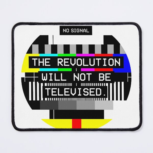 Item preview, The Revolution Will Not Be Televised Round designed and sold by PantasticPanic.