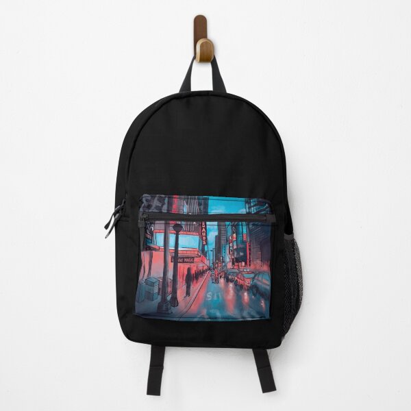 Item preview, Rainy City Street designed and sold by Imaginelizards.