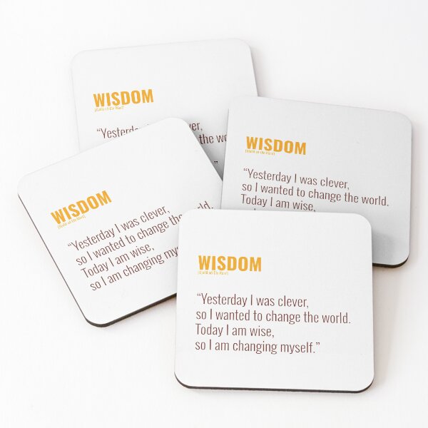 Item preview, Djalâl ad Dîn Rûmî Wisdom Quotes designed and sold by Studio TANFF.