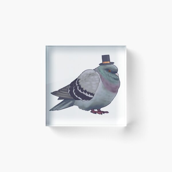 Item preview, Chunky Tophat Pigeon designed and sold by caldafella.