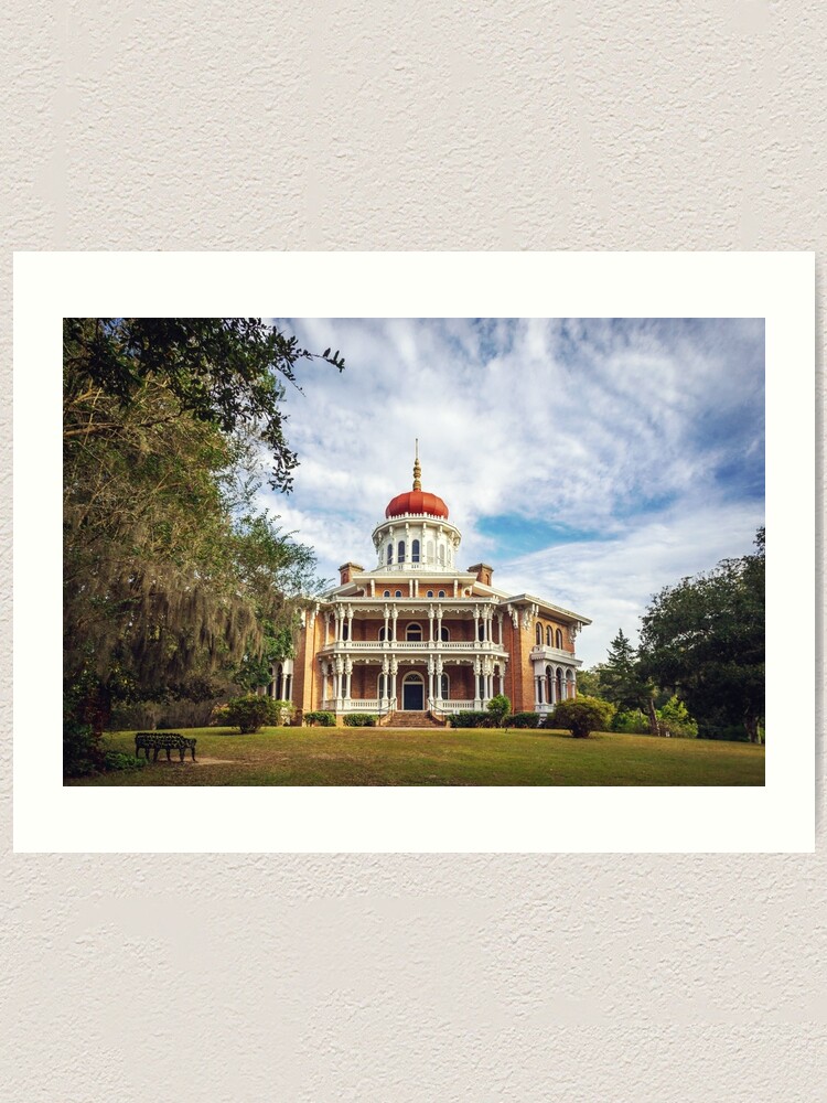 Longwood Home Natchez Mississippi Art Print By Jonicool Redbubble