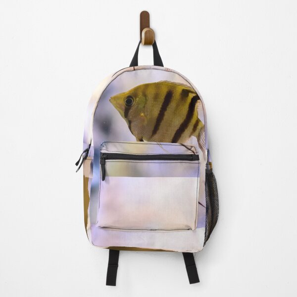 Item preview, Orinoco angelfish in fish tank designed and sold by lena-maximova.