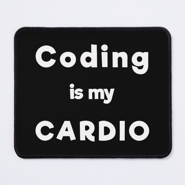 Item preview, Coding is my cardio : Funny Software Developer T-shirt Coworker Gag Gift For Men And Women (Birthday, Halloween, Christmas & Thanksgiving Gifts Idea) designed and sold by Letaf.